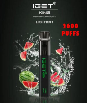 IGET KING VAPE 2600 PUFF – LUSH FRUIT