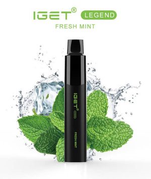 iGET LEGEND - 4000 PUFF - FRESH MINT - DISPOSABLE VAPE AUSTRALIA