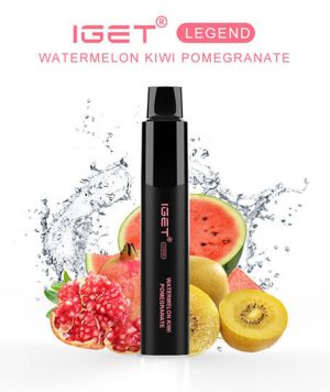 iGET LEGEND - 4000 PUFF - WATERMELON KIWI POMEGRANATE - DISPOSABLE VAPE AUSTRALIA