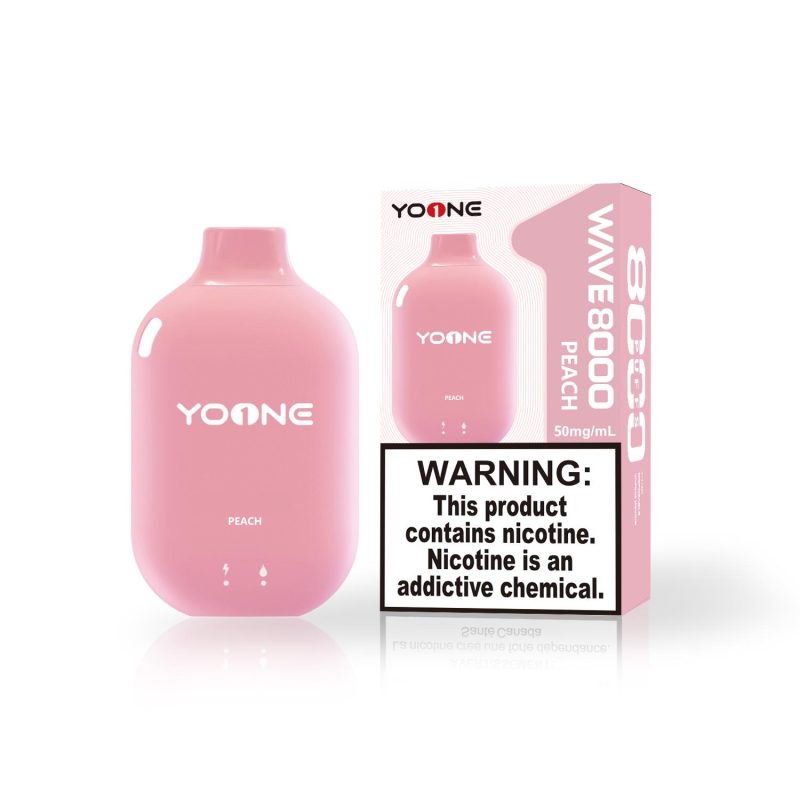 YOONE WAVE 9000 PUFF - PEACH