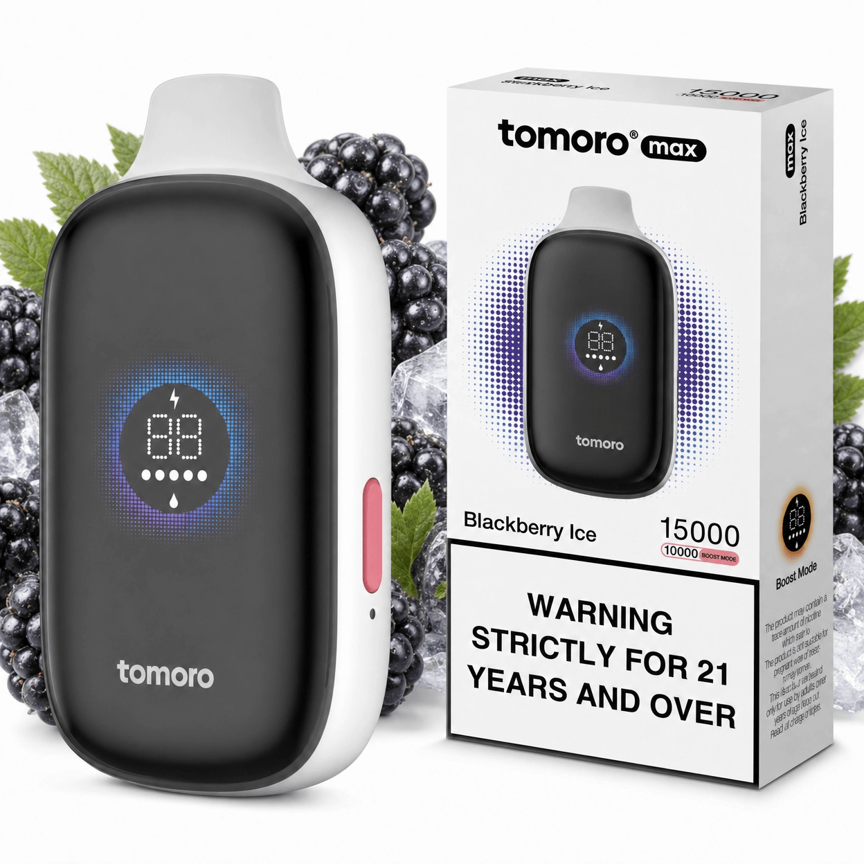 TOMORO MAX 15000 PUFF - BLACKBERRY ICE
