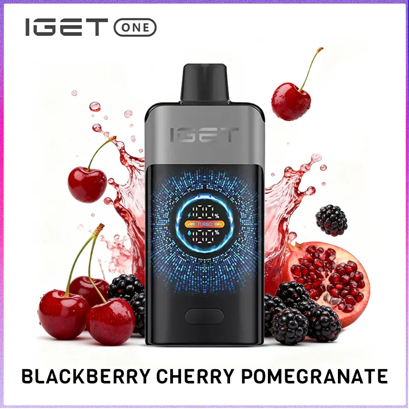 IGET ONE 12000 PUFF - BLACKBERRY CHERRY POMEGRANATE