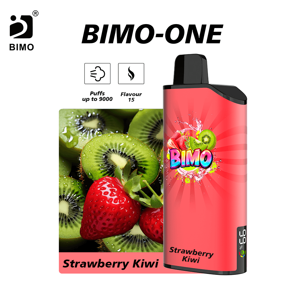 BIMO ONE 9000 PUFF - STRAWBERRY KIWI