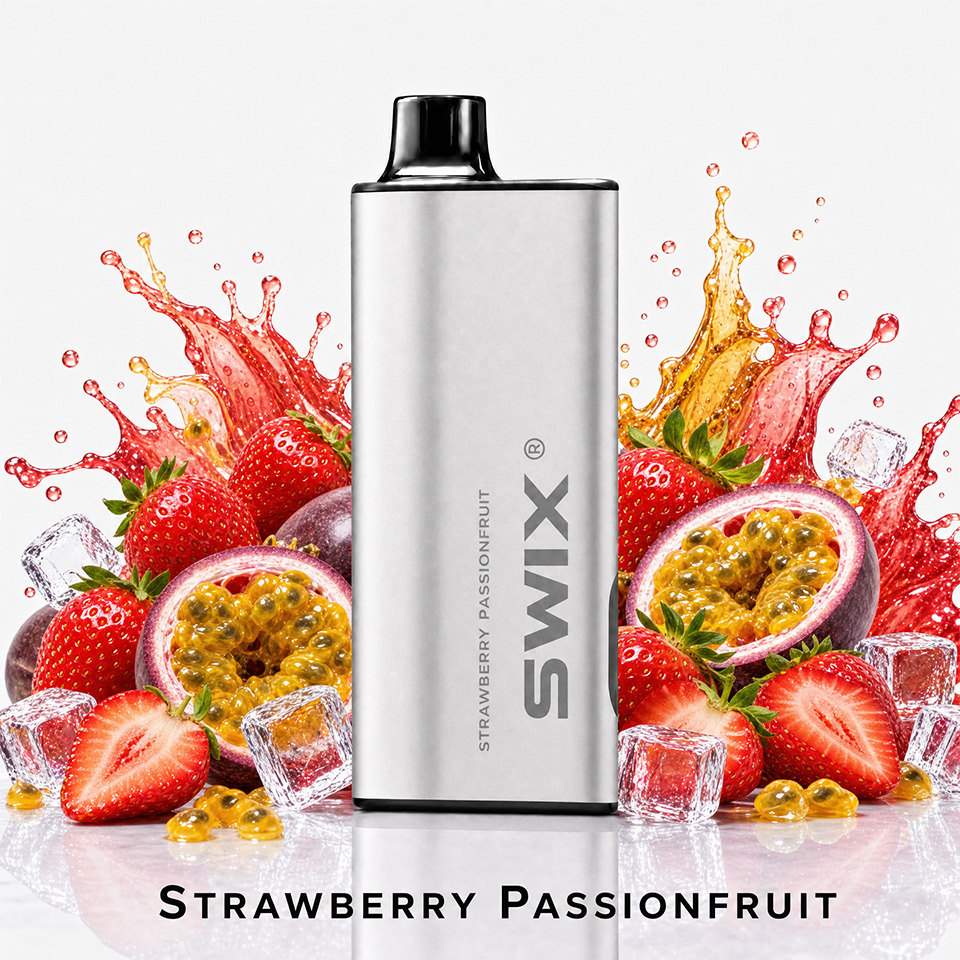 SWIX 9000 PUFF - STRAWBERRY PASSIONFRUIT